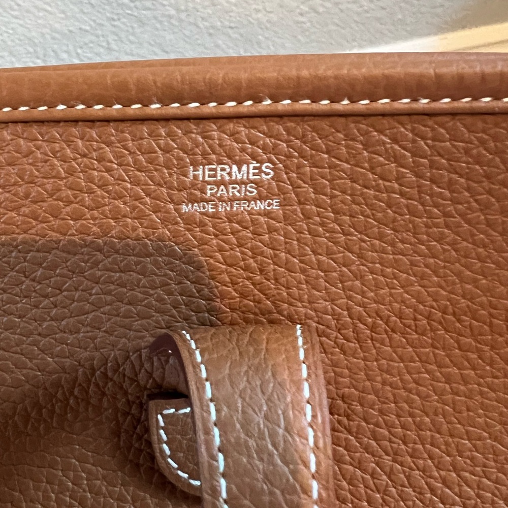 Evelyne III PM Brown Leather Shoulder Bag - Picture 4 of 10